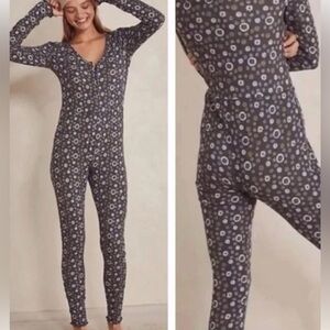 Intimately Free People Home Alone Long Johns Thermal Base Layer Pajamas Onesie L